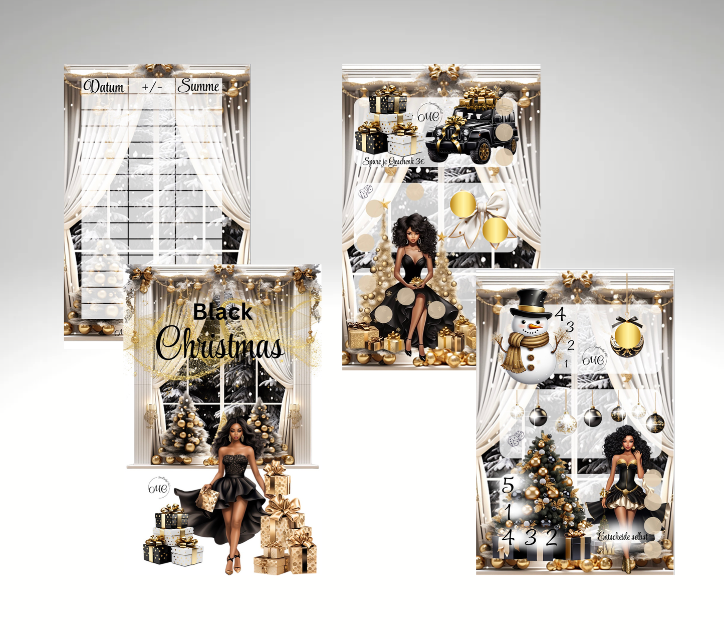 Black Christmas - mini Jahreschallenge ohne Lose