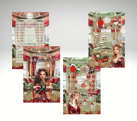 Christmas Glamour - mini Jahreschallenge ohne Lose