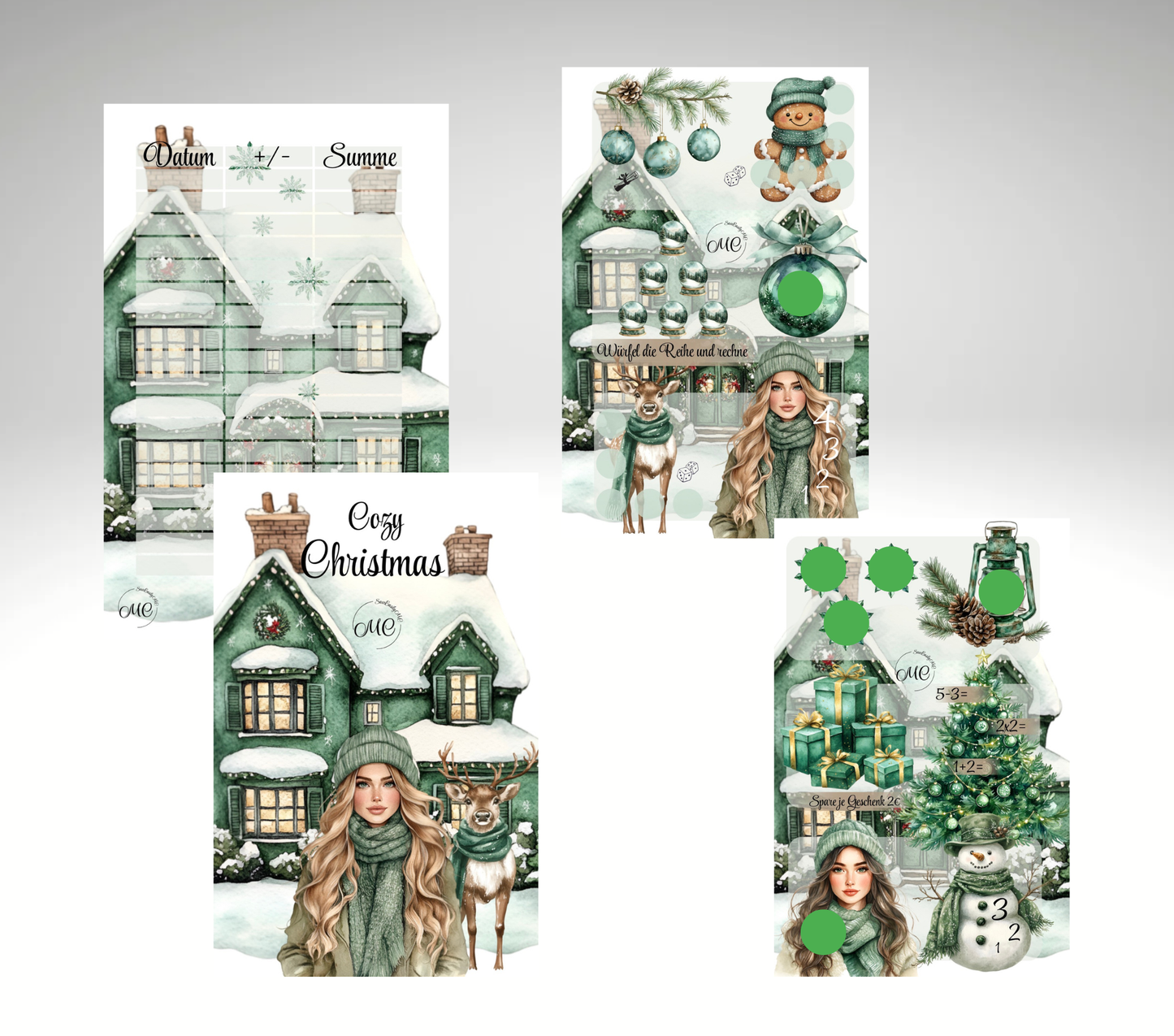Cozy Christmas A7 - mini Jahreschallenge ohne Lose