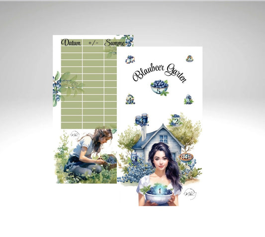 Blaubeer Garten ohne Rubbelsticker
