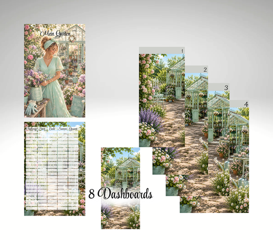 Garten Register 1-4 + Dashboards B - Ware