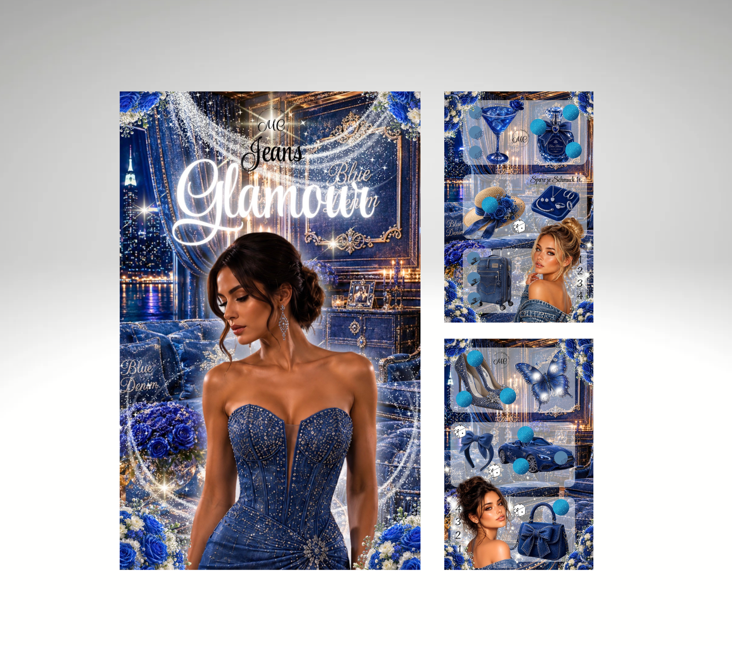 Jeans Glamour mini Jahreschallenge