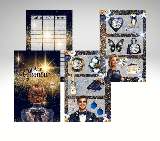 Navy Glamour Mini-Jahreschallenge