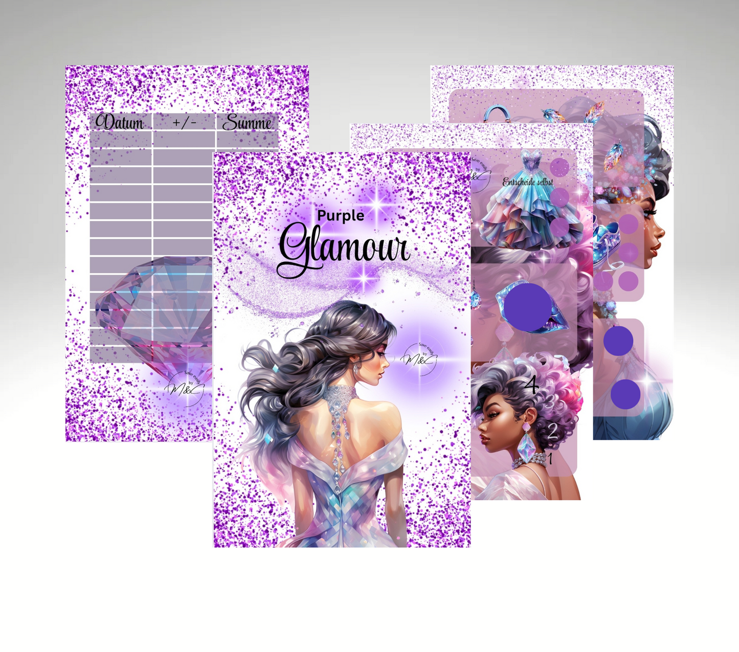 Purple Glamour-Mini Jahreschallenge