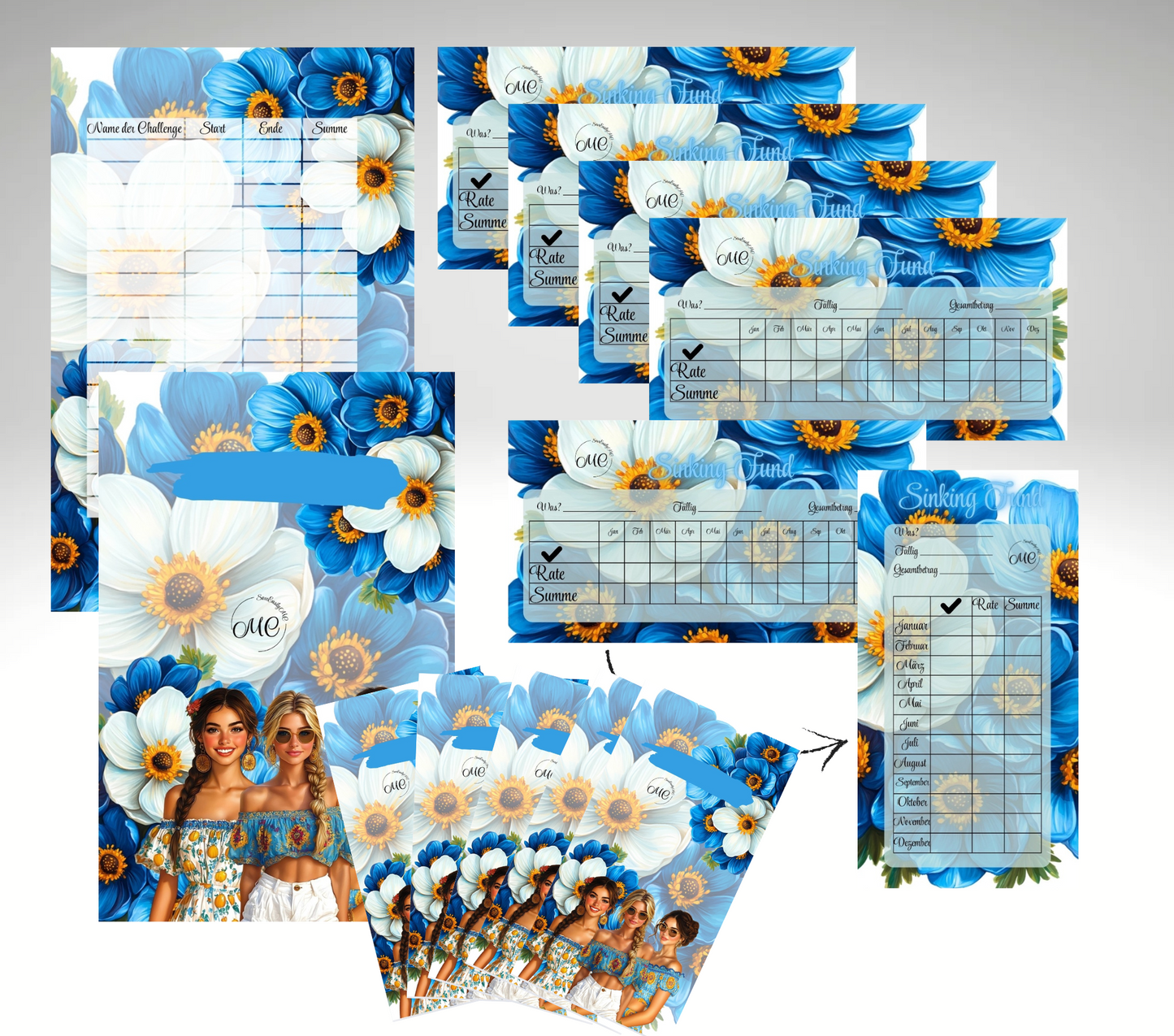 Sinking Funds Tracker Blau